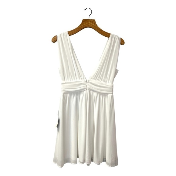 NWT Lulu's Heavenly Hues White Mini Dress Size S - Picture 2 of 9